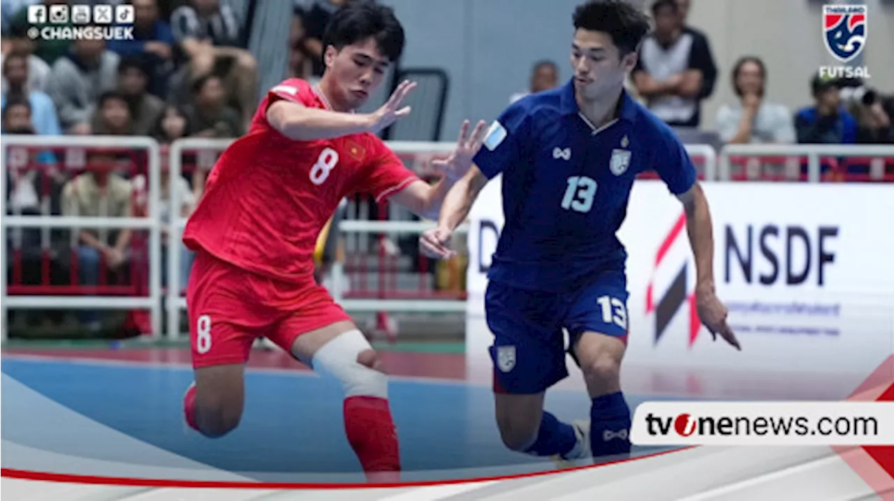 Hindari Timnas Futsal Indonesia, Vietnam Menang Tipis dari Thailand di Fase Grup ASEAN Championship Futsal 2024