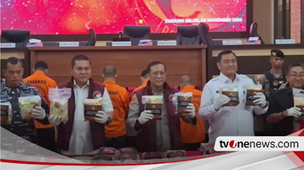 Tiga Bulan Polda Kaltara Gagalkan Penyelundupan 150 Kilogram Sabu Diamankan