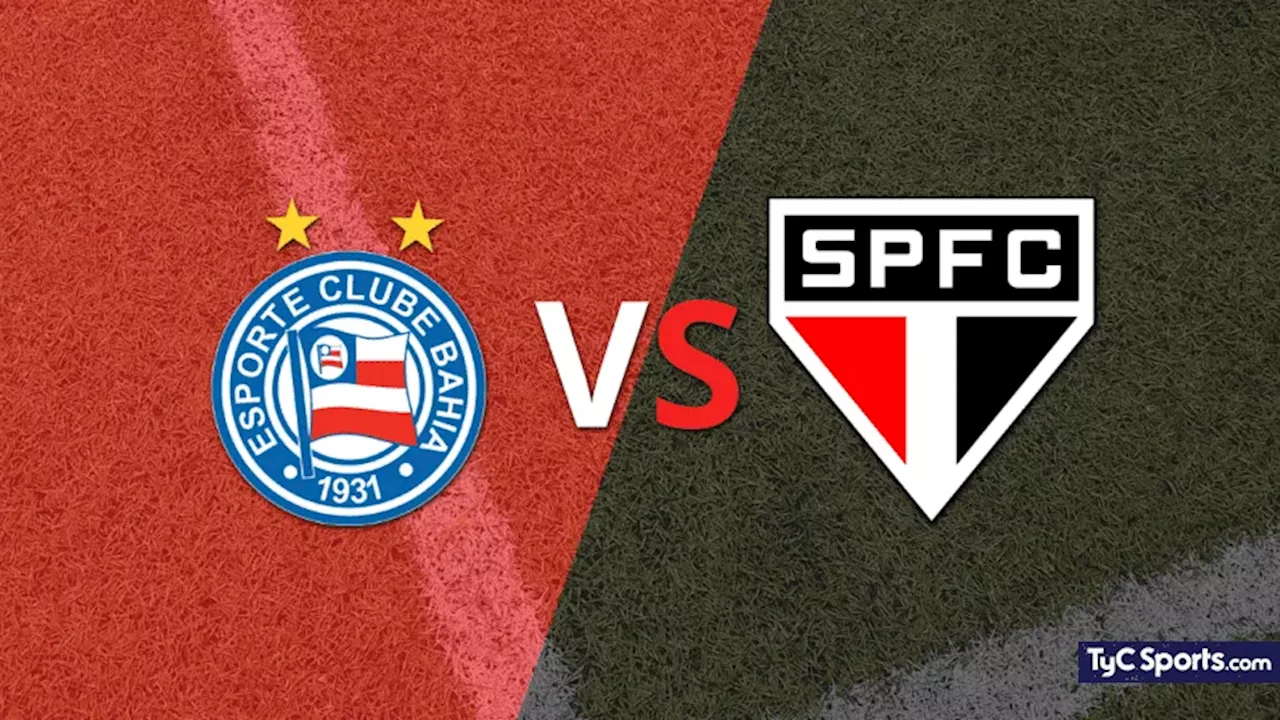 Bahia vs. São Paulo en vivo: seguí el partido minuto a minuto