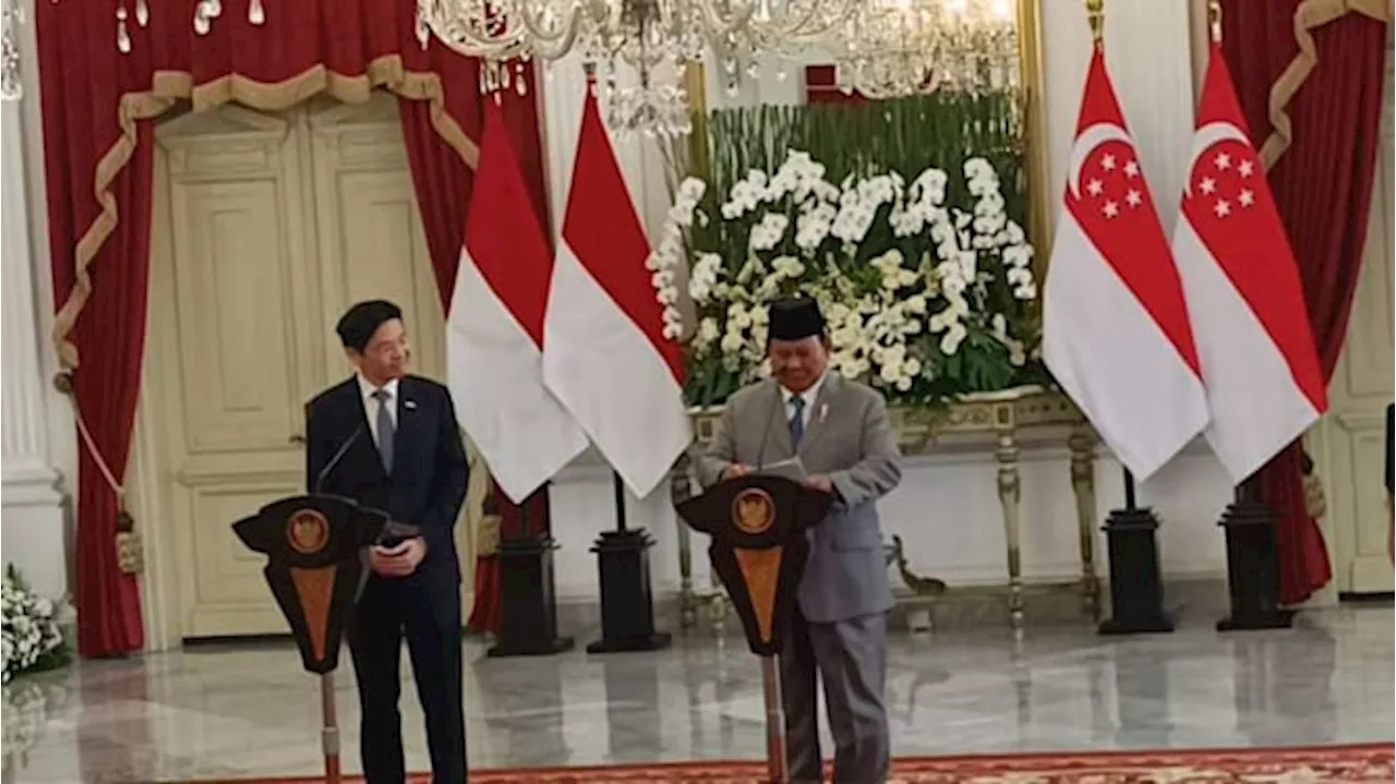 Prabowo Bahas Soal Stabilitas dan Perdamaian Kawasan dengan PM Lawrence Wong