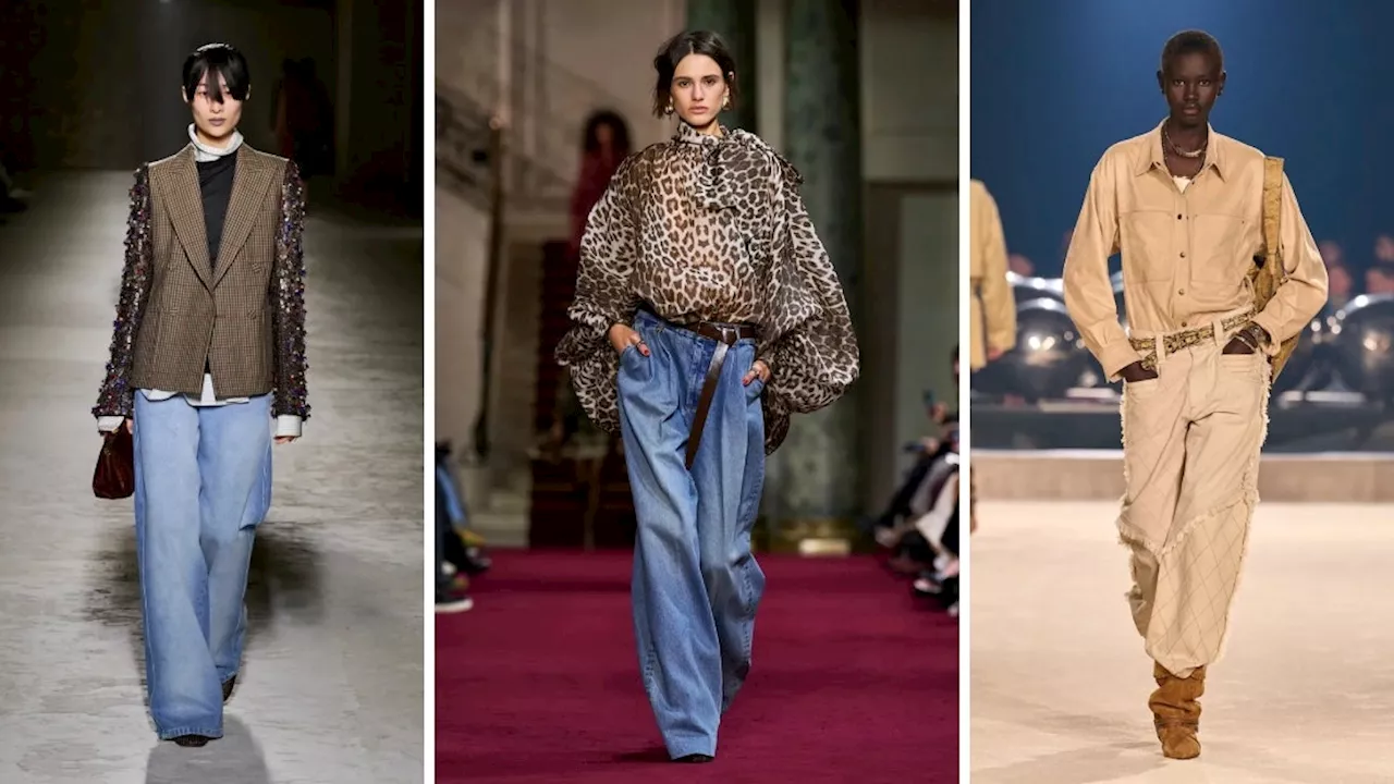 Baggy jeans y blusas para llevar a los 30, 40 y 50+ en noviembre 2024