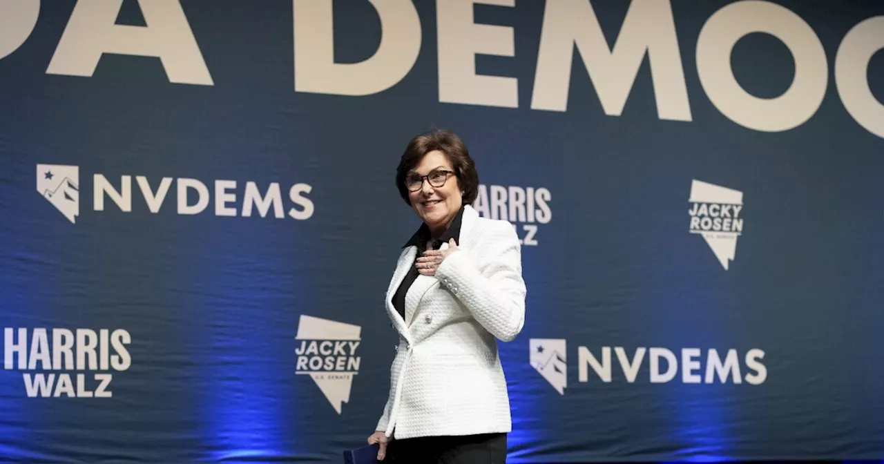 Democrat Jacky Rosen projected to hold US Senate seat in Nevada