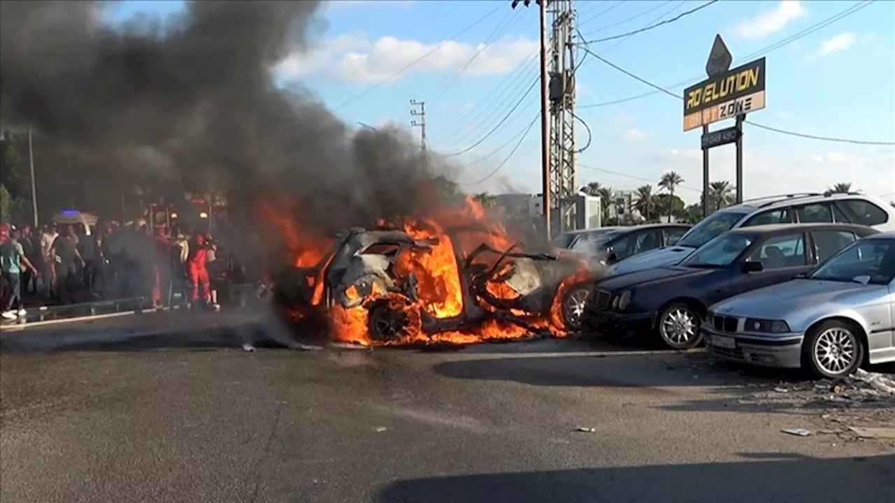 3 قتلى ومثلهم جرحى في غارة إسرائيلية على سيارة بصيدا جنوب لبنان