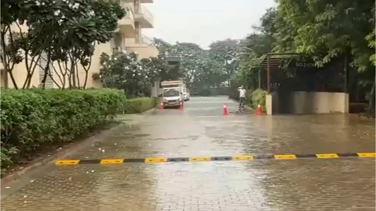 बढ़ते प्रदूषण के बीच गुरुग्राम की इस सोसायटी में हुई 'आर्टिफिशियल रेन', Video