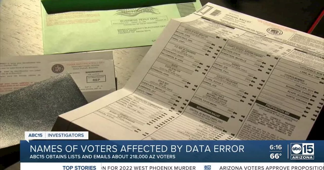 ABC15 obtains lists of voters affected by data error