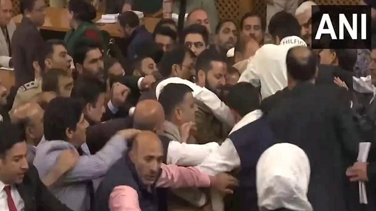 J&K Assembly: जम्मू-कश्मीर विधानसभा में बवाल, 370 के मुद्दे पर पक्ष-विपक्ष के विधायकों में भिड़ंत, धक्कामुक्की