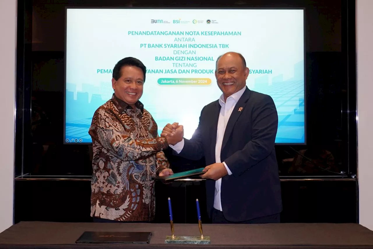 BGN dan BSI kerja sama dukung program gizi nasional