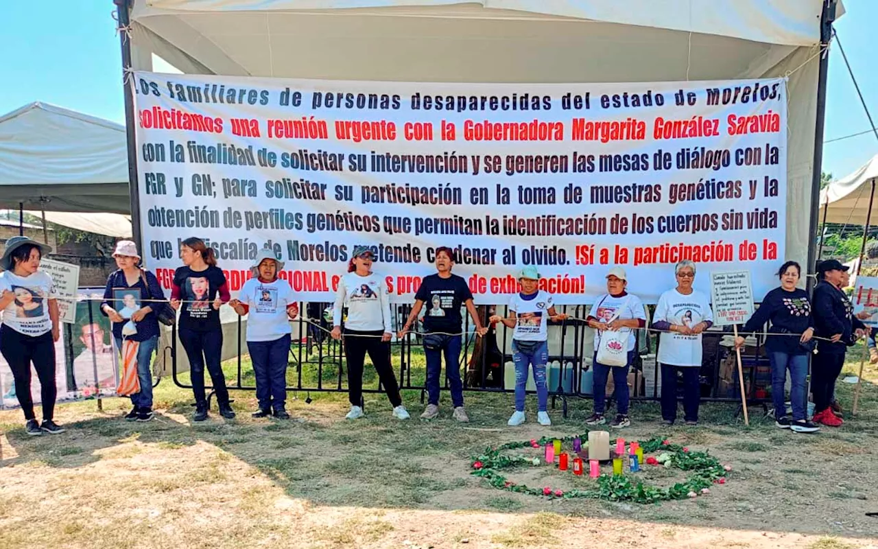 Familiares frenan reapertura de fosas en Jojutla y exigen intervención federal