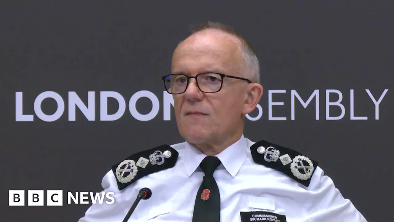 Met Police could face 'eyewatering' choices, Sir Mark Rowley says