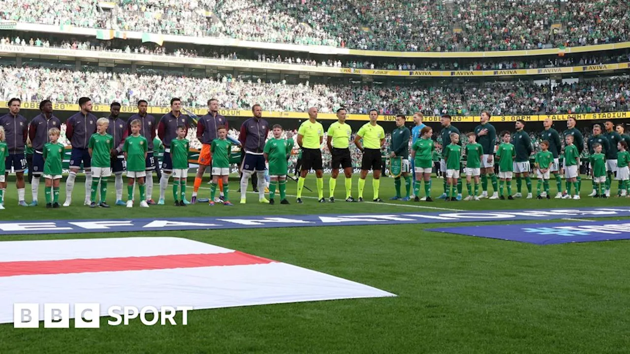 Uefa fines FA and FAI after England and Republic of Ireland fans boo anthems