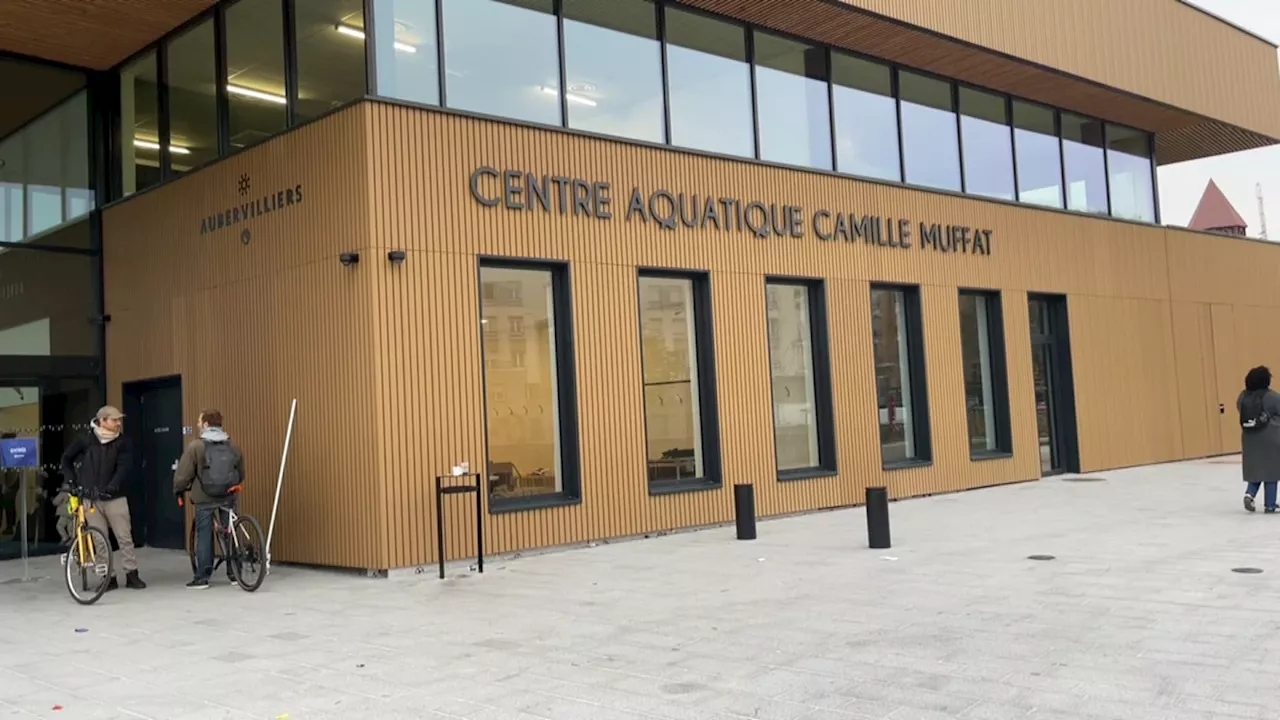 Seine-Saint-Denis: héritage des J0 2024, la piscine Camille Muffat inaugurée à Aubervilliers