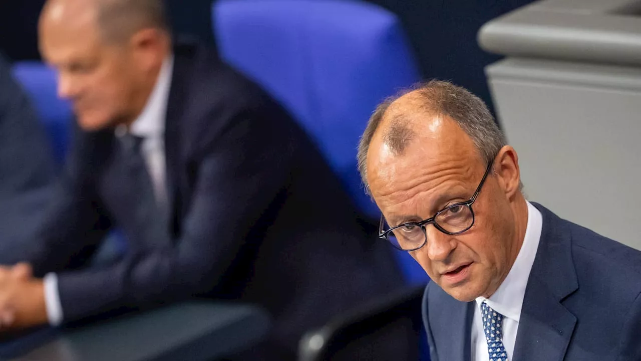 Das sagt gleich Friedrich Merz Olaf Scholz bei Treffen im Kanzleramt