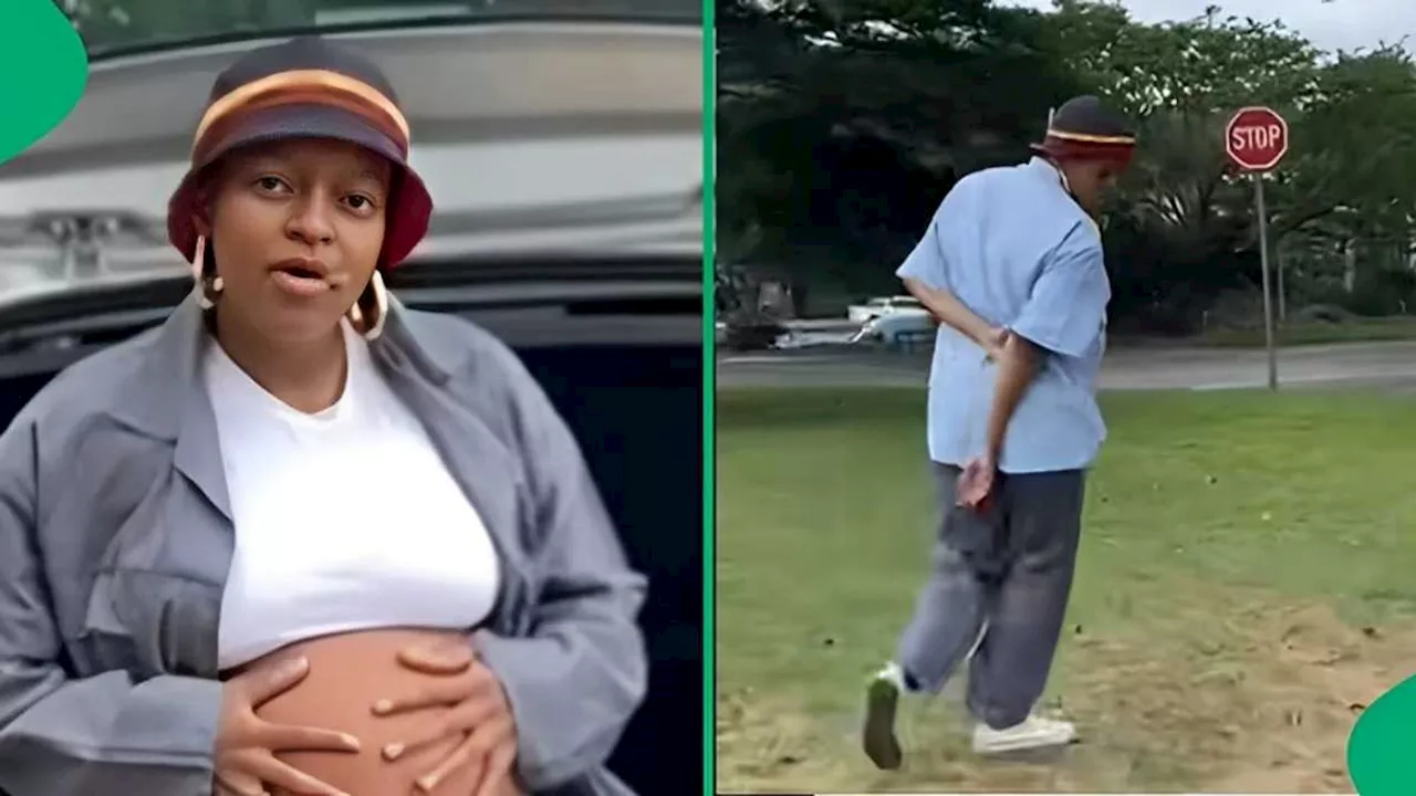 “Girl You Are Too Cool”: Mzansi Woman Channels Inner Pantsula for Maternity Shoot in TikTok Video