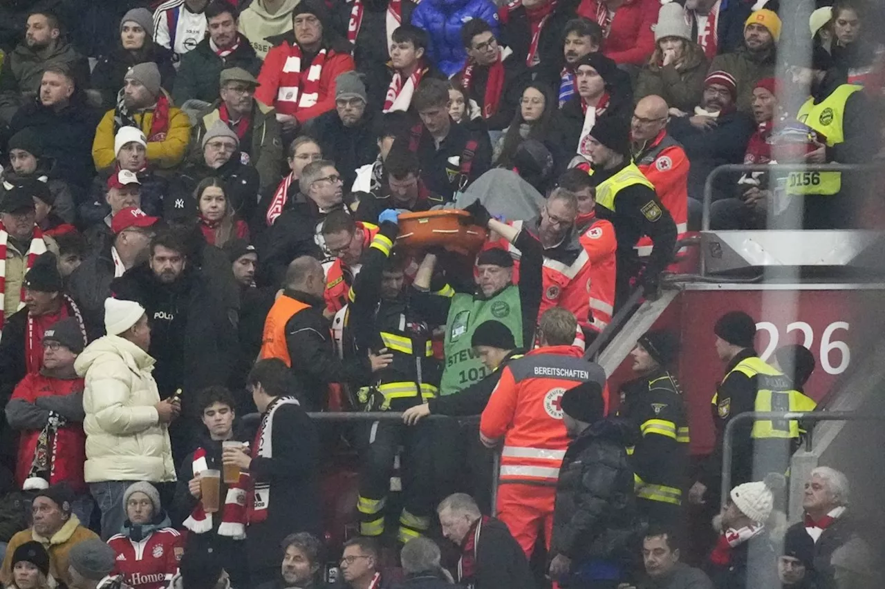 Fan's death overshadows Bayern's win in Champions League as fans refrain from singing