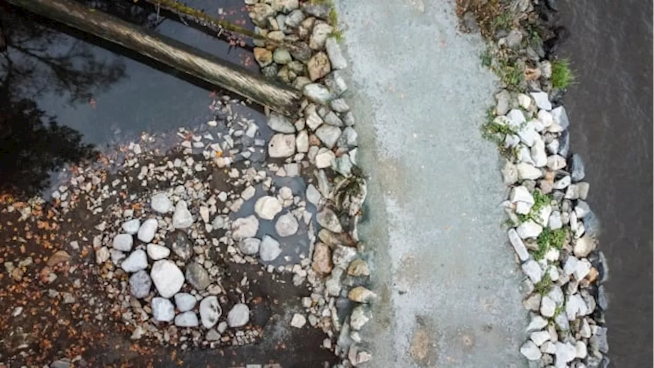 Ministry investigating after natural pools filled with boulders in Harrison Hot Springs, B.C.