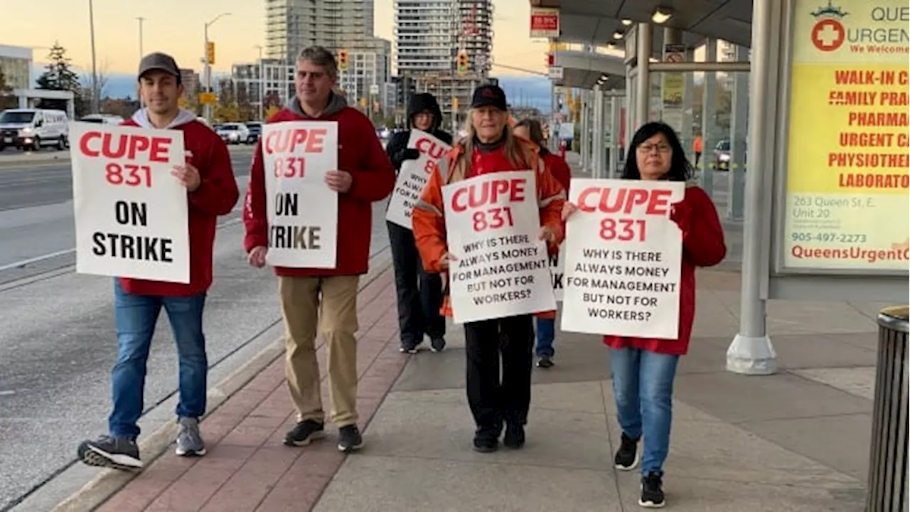 Brampton Transit, other key services to see major disruptions as 1,200 city workers go on strike