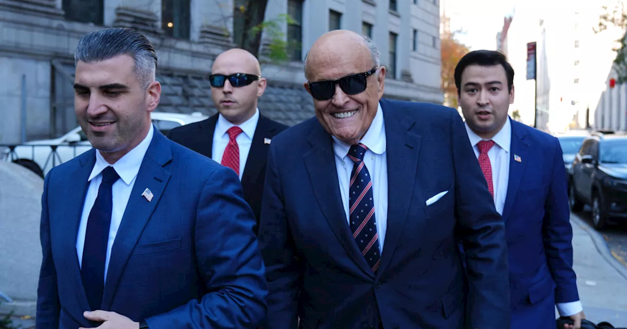 Rudy Giuliani appears in court after failing to turn over valuables by deadline in bankruptcy fight