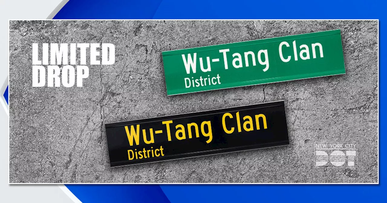 NYC celebrates Staten Island's Wu-Tang Clan with limited edition street signs