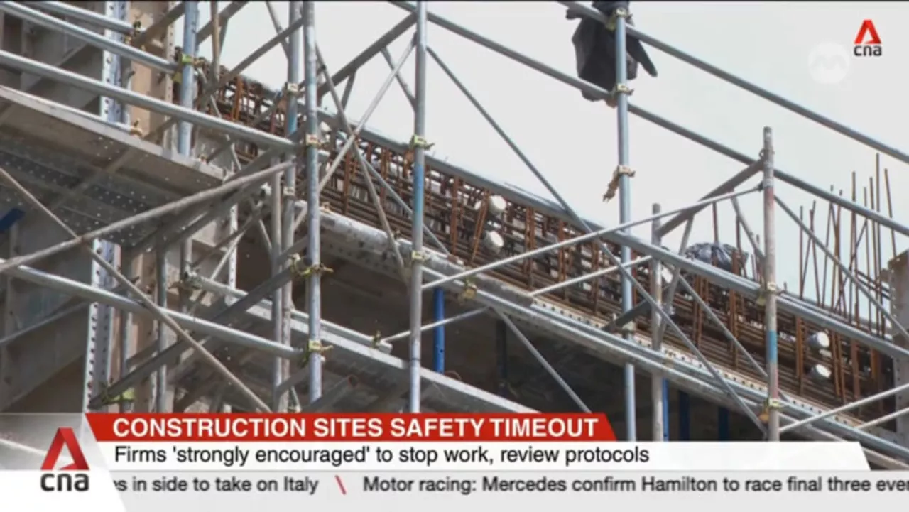 Construction firms "strongly encouraged" to take safety timeout after 10 fatalities in last 4 months