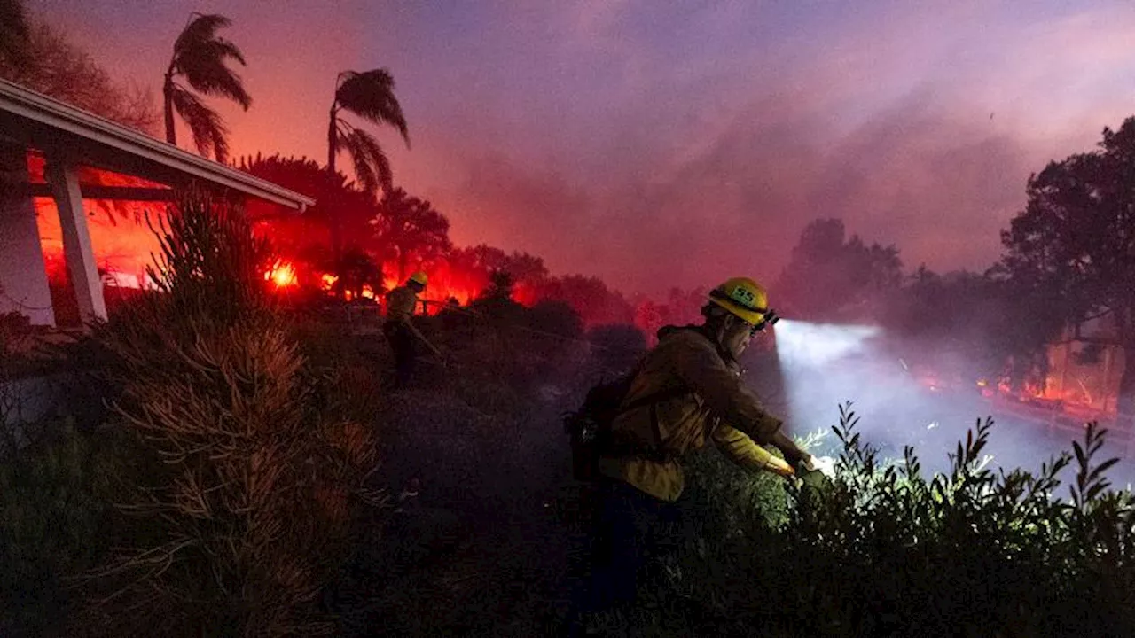 Mountain Fire burns homes and forces evacuations in California