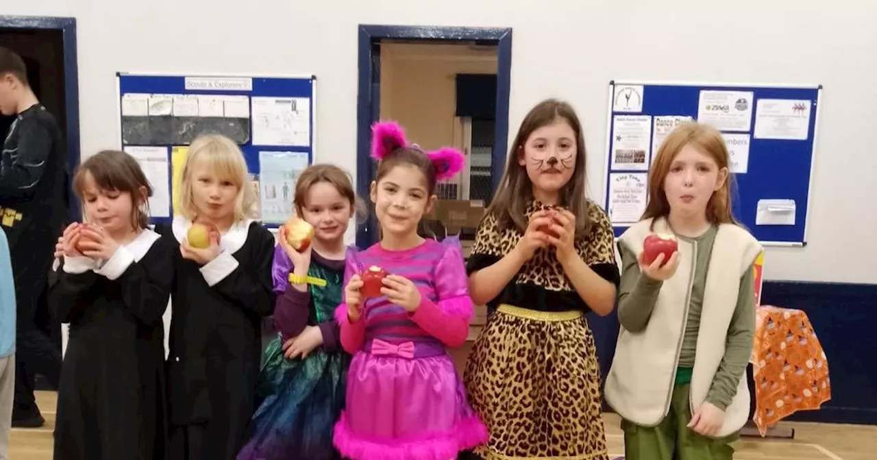 Youngsters from Scouts group in Burnside enjoy a fantastic time in fancy dress