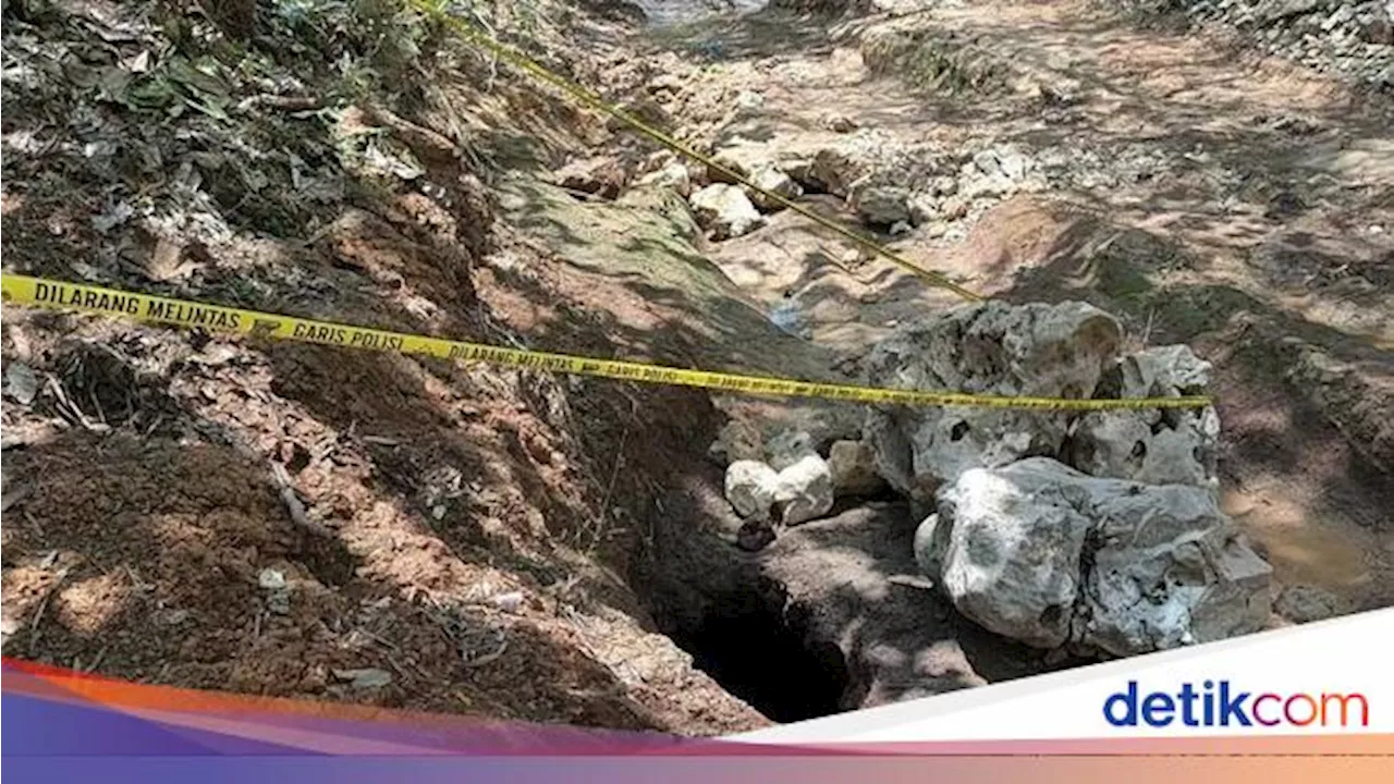 Fakta Terkini Lubang Misterius Sungai Kaliasat karena Pelarutan Batu Kapur