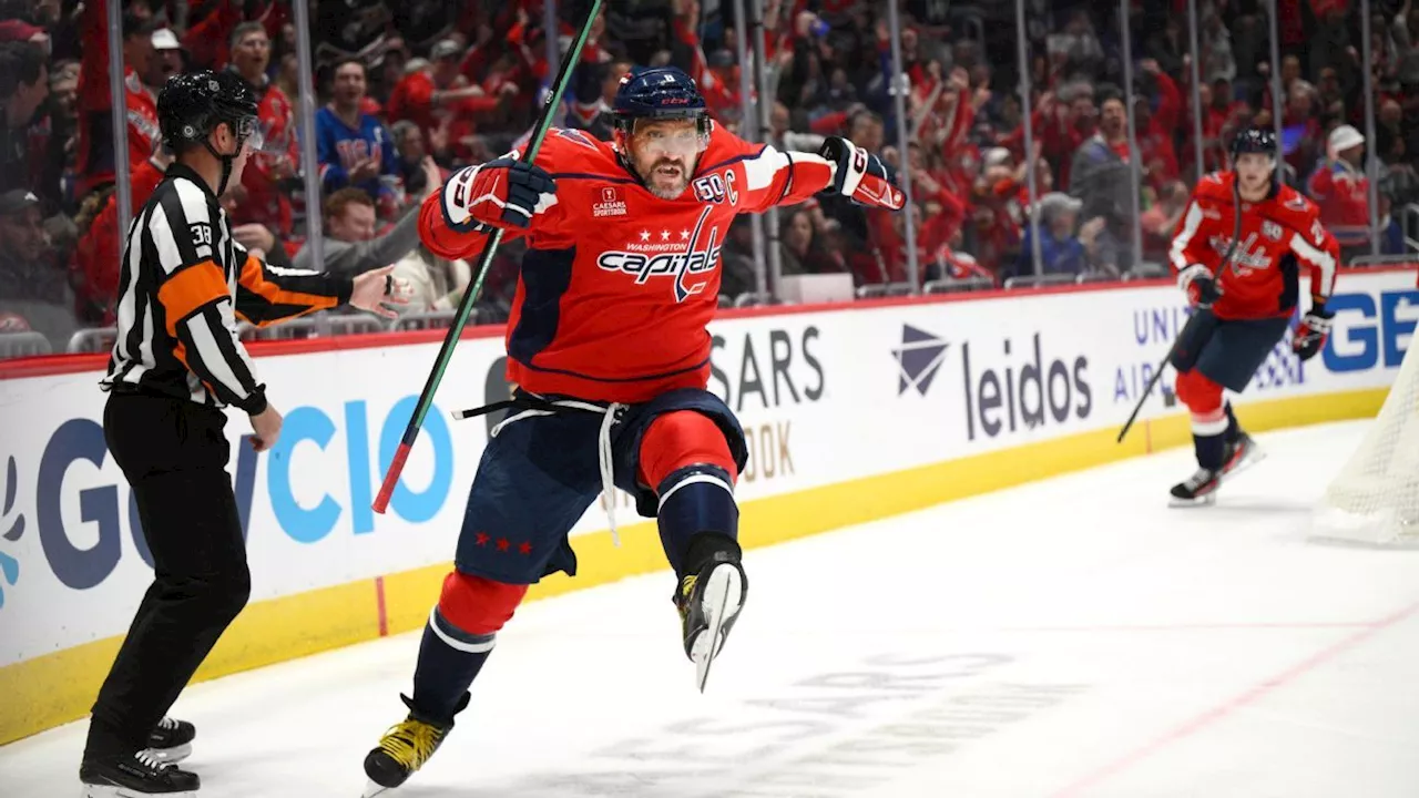 Alex Ovechkin tallies game winner, extends goal scoring streak