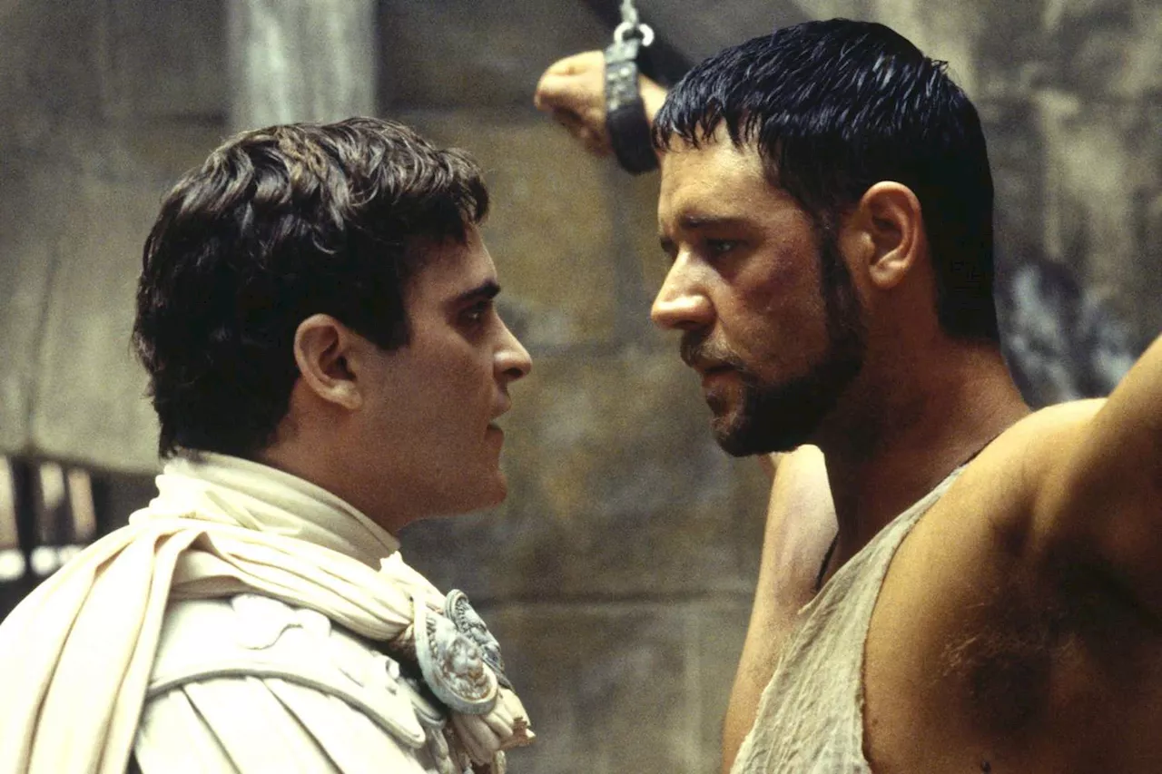 Ridley Scott says Russell Crowe called Joaquin Phoenix 'terribly unprofessional' while making Gladiator