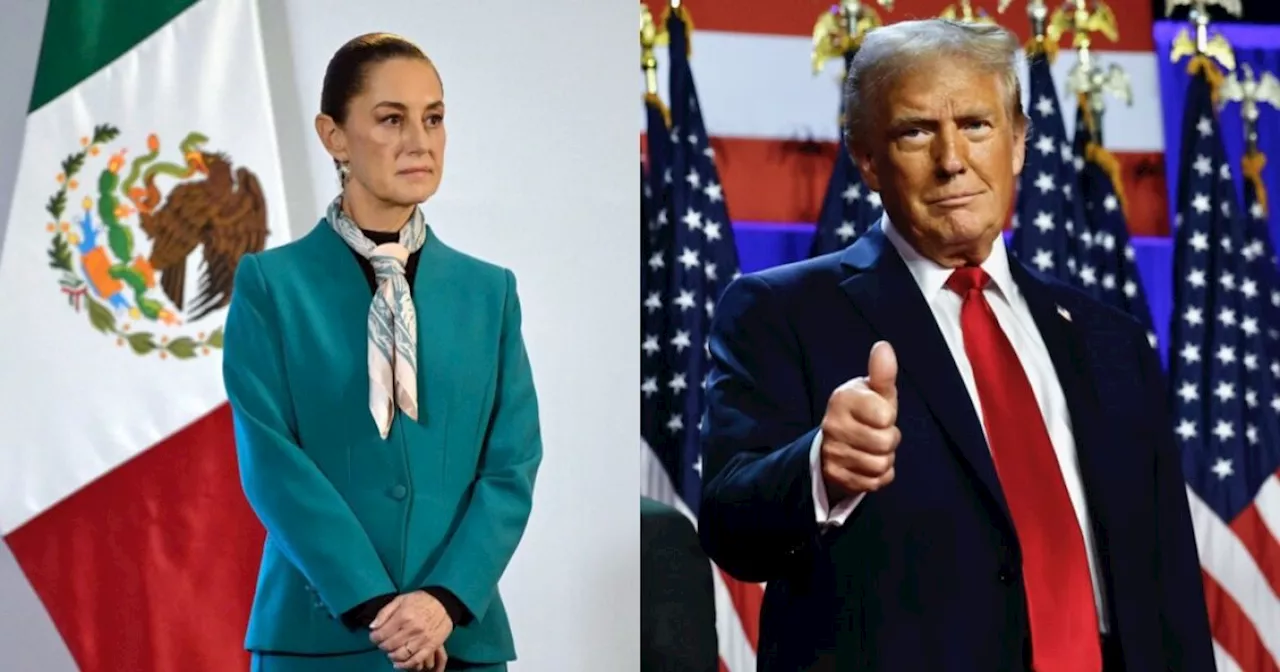 Claudia Sheinbaum felicita a Donald Trump por triunfo; ve diálogo y respeto con México