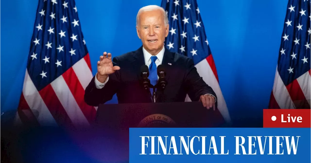 US election results 2024 LIVE UPDATES President Joe Biden to address