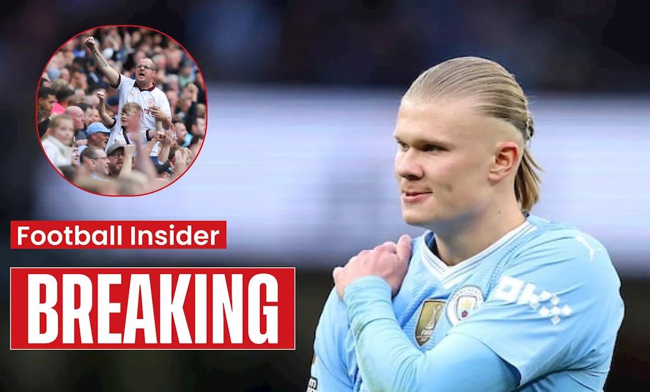 Erling Haaland sends message to Man City fans after embarrassing reveal