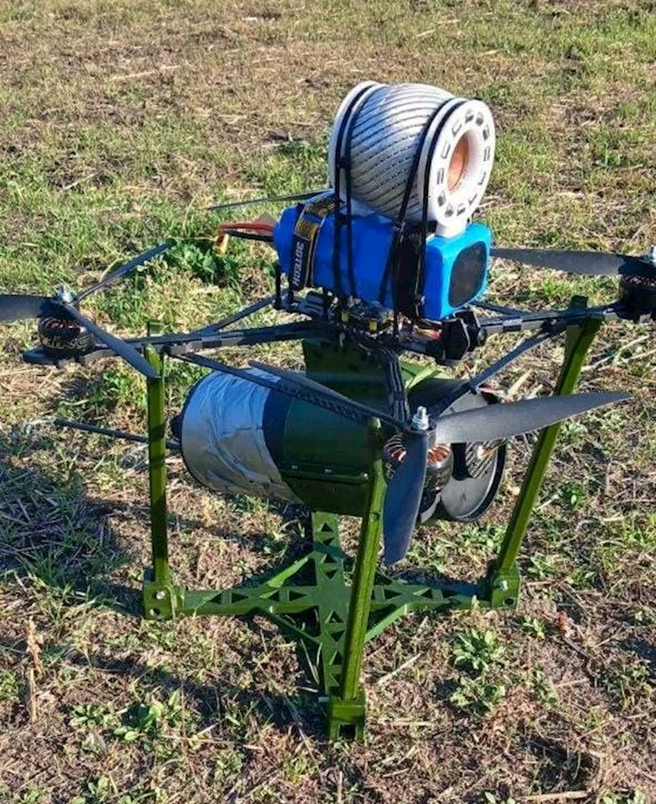 Ukraine Fields ‘REBOff’ Unjammable Fiber Optic FPV Attack Drone