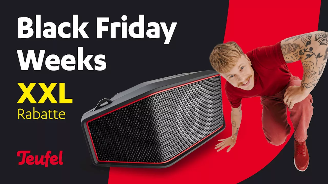 Black Friday Weeks bei Teufel – XXL-Rabatte auf die beliebtesten Audio-Produkte