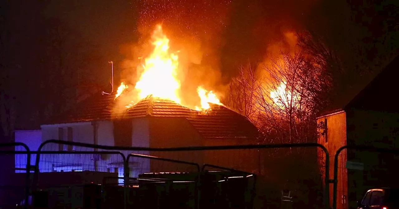 Bonfire thugs set Paisley's derelict Tannahill estate ablaze as councillor calls for fireworks ban