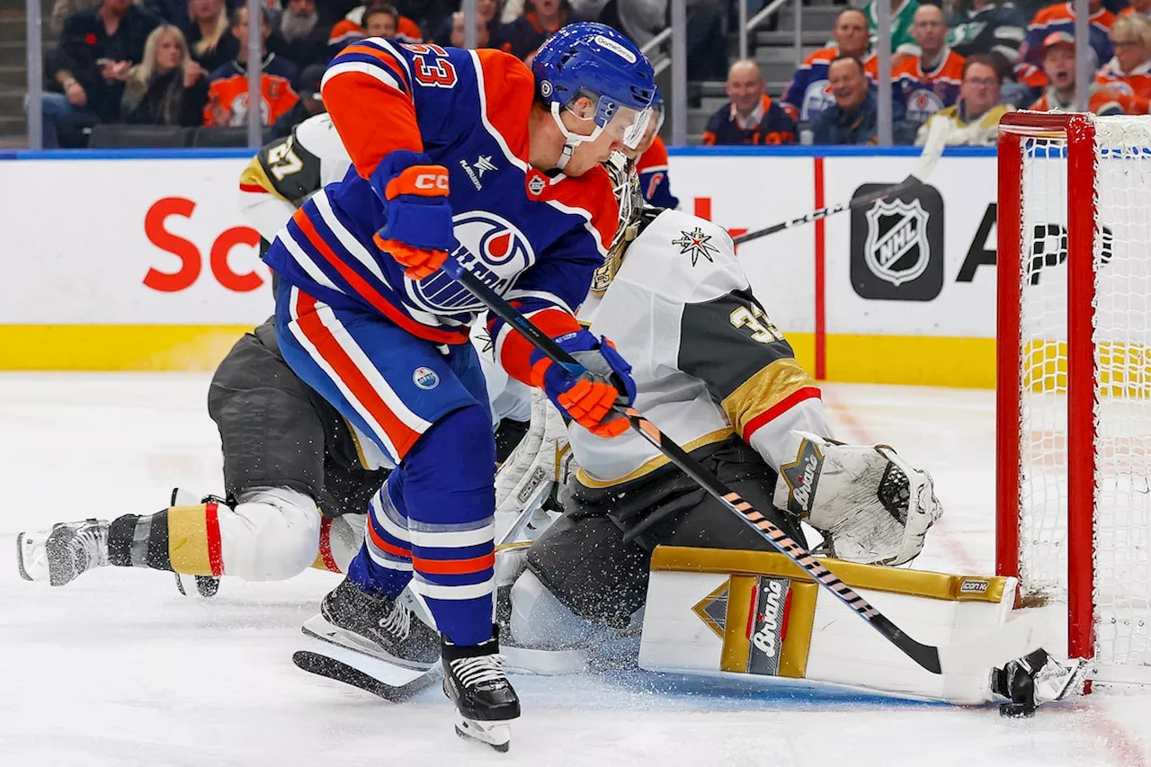 Oilers fall 4-2 to Golden Knights in McDavid’s return from injury