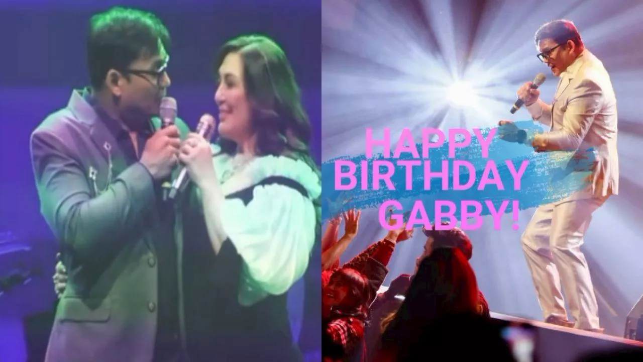 Sharon Cuneta celebrates Gabby Concepcion's birthday at 'Dear Heart' concert in Canada