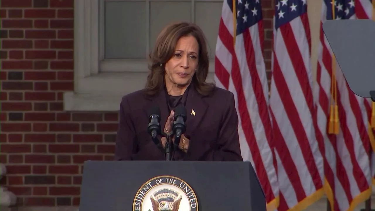 Kamala Harris: 'La luce della promessa americana brillerà finché continueremo a lottare'