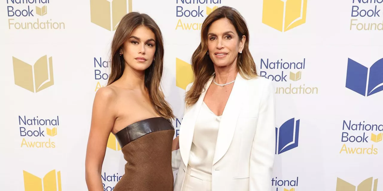 Kaia Gerber Recreated One of Her Mom Cindy Crawford's Most Iconic '90s Updos