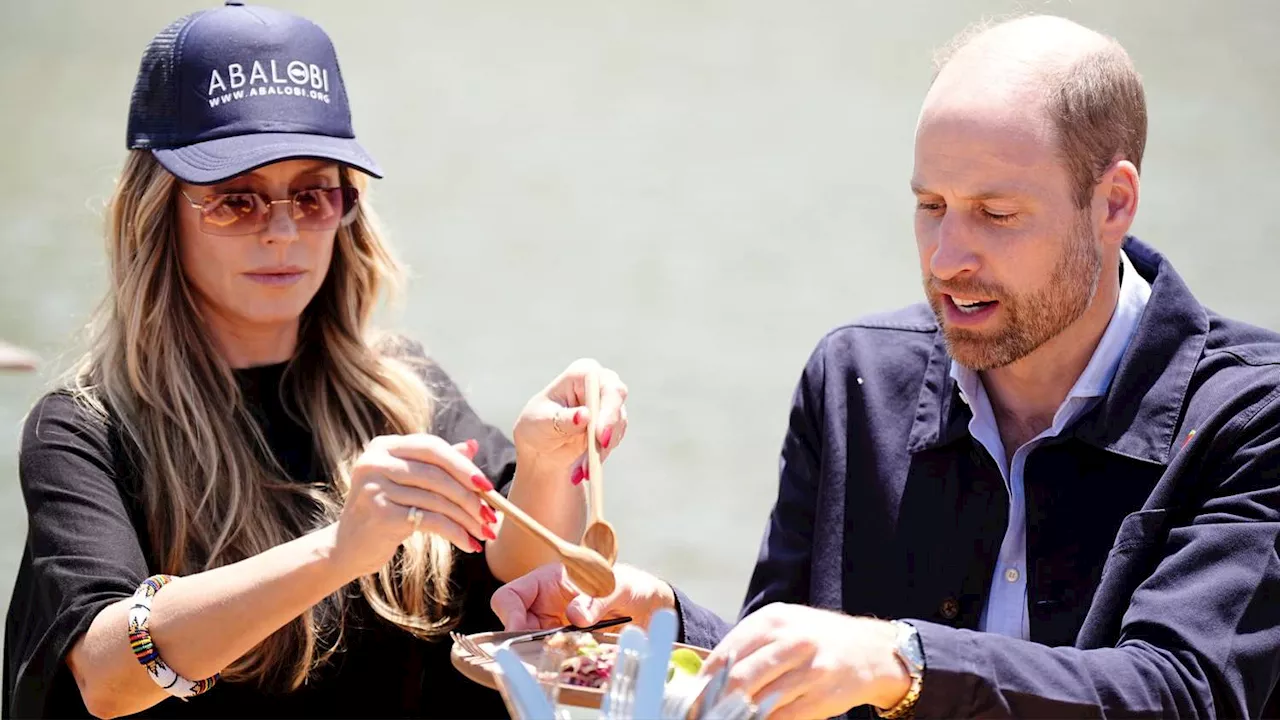 Prince William Randomly Hung Out With Heidi Klum During His Trip to South Africa