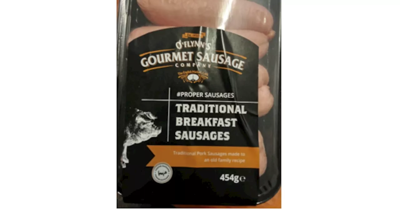 FSAI issues recall over sausages due to presence of salmonella