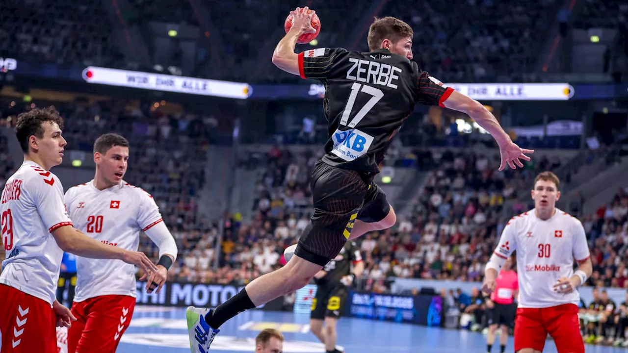 Handball: Deutschland feiert ungefährdeten Sieg gegen die Schweiz