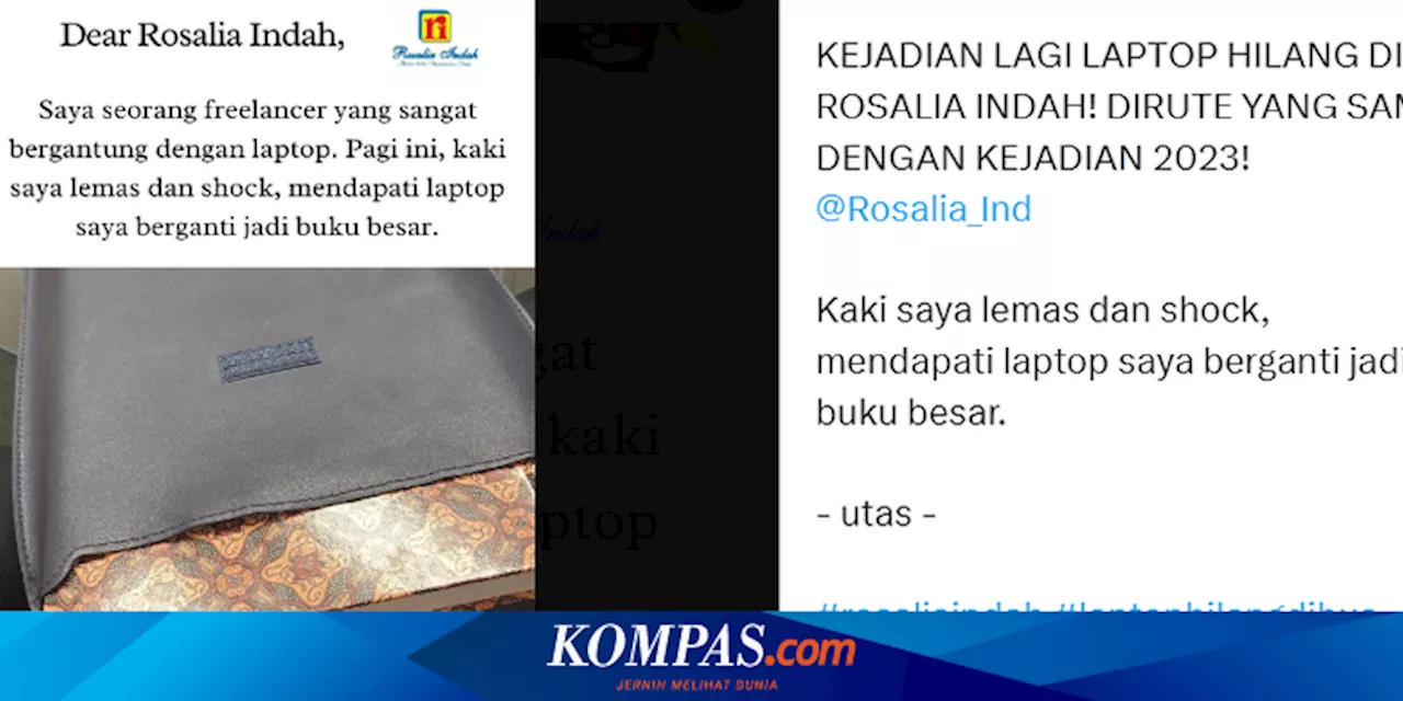 Cerita Korban Pencurian Laptop di Bus Rosalia Indah Temukan Sendiri Barangnya Dijual di Solo