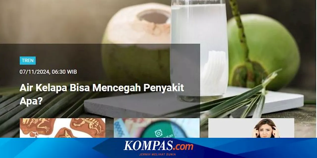 [POPULER TREN] Manfaat Air Kelapa | Donald Trump Menang Pilpres AS