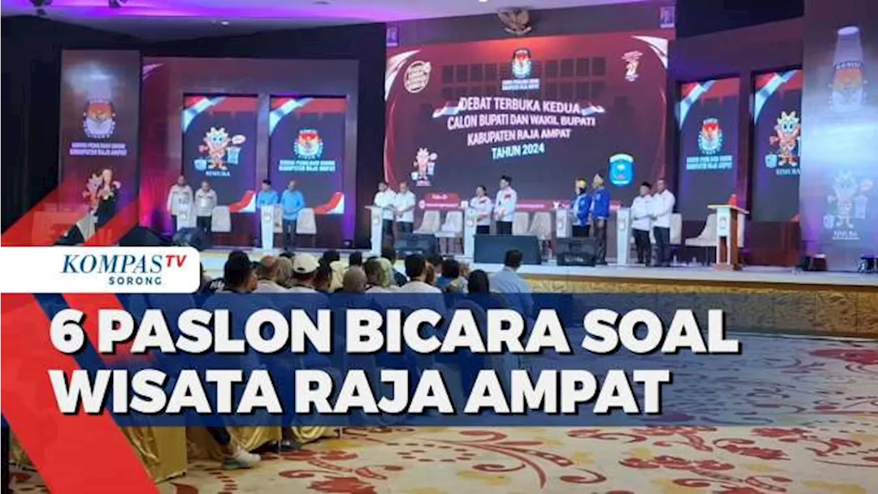 Enam Pasangan Calon Bupati Adu Gagasan Soal Wisata Raja Ampat