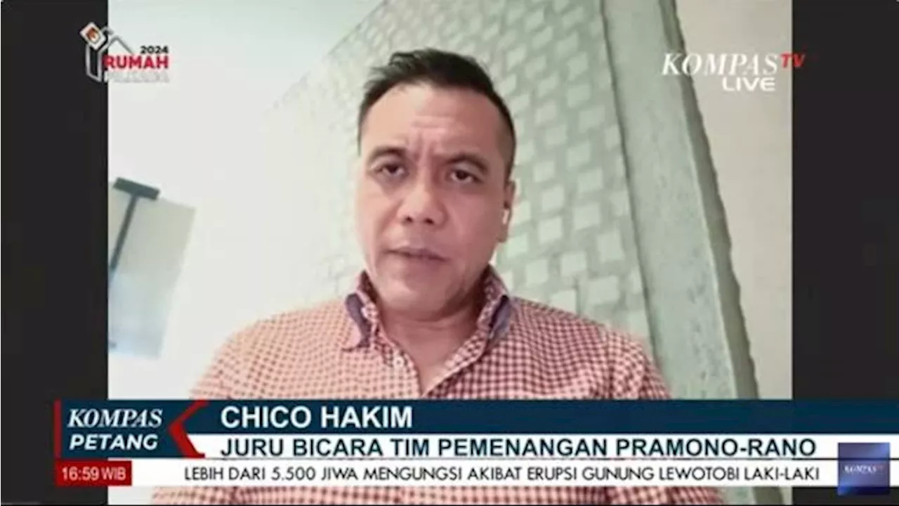 Jubir Sebut Pasangan Pramono-Rano Gunakan 'Kacamata Kuda' untuk Strategi Pemenangan