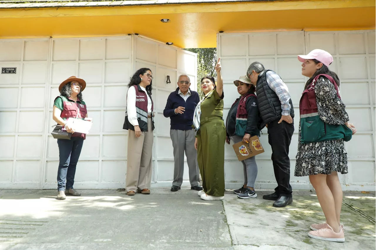 Visita de Brugada en Tlalpan: Más luminarias, L4 de Cablebús y apoyo social para los vecinos