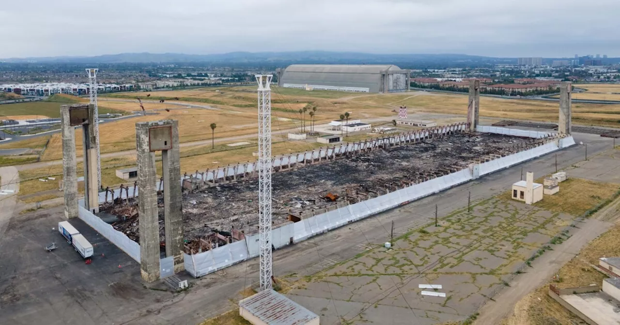 One year after the Tustin hangar fire, cleanup continues