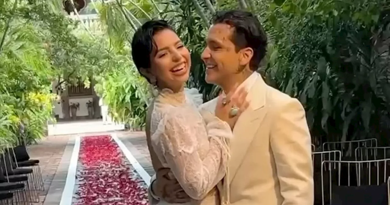 La boda de Christian Nodal y Ángela Aguilar sí fue real; esta es la prueba de que fue legal