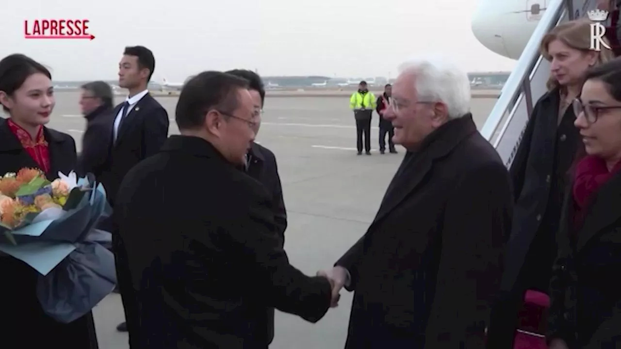 Italia-Cina, l'arrivo di Mattarella a Pechino in vista dell'incontro con Xi Jinping