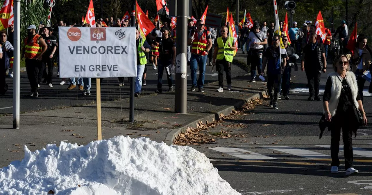 Lyon : les salariés de l’entreprise chimique Vencorex soutenus par la patronne de la CFDT